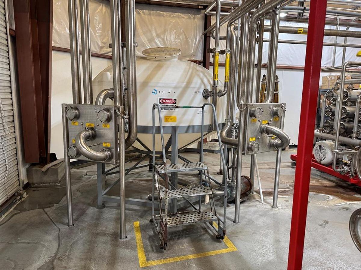 Used Water Treatment System, 225/300 GPM RO & Nano Filtration with UV, Osmonics, #5991632