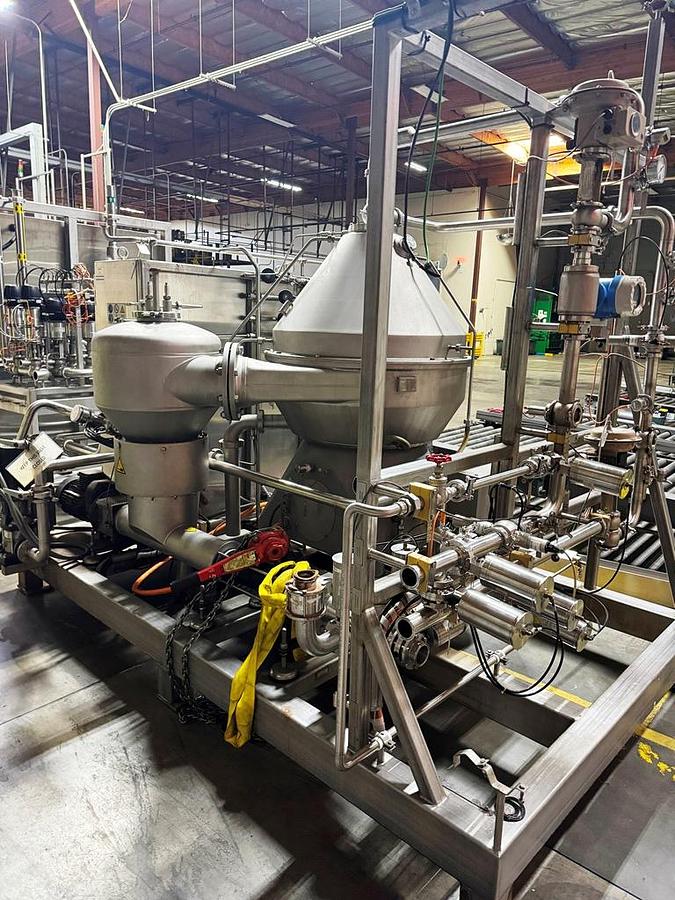 Used Centrifuge, GEA, Model GSI 125-06-772, Disc Stack Clarifier, Stainless Steel, #5991626