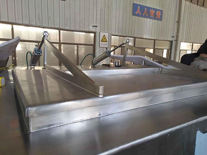 New 75 Cubic Foot Stainless Steel Ribbon Mixer, 15 HP