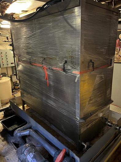 Used Stainless Steel Rotary Pouch Cooler, Refrigeration Compressor & Chiller - #4675483