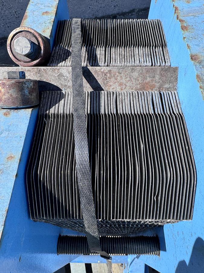 Used Heat Exchanger, Plate, 120 SF, Alfa Laval, Stainless Steel, Portable, 12" x 32" , #5991810