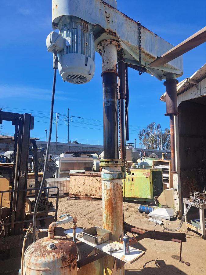 Used Mixer, Dispersion, 50 HP, C/st, Schold, Hydraulic Lift #S733445