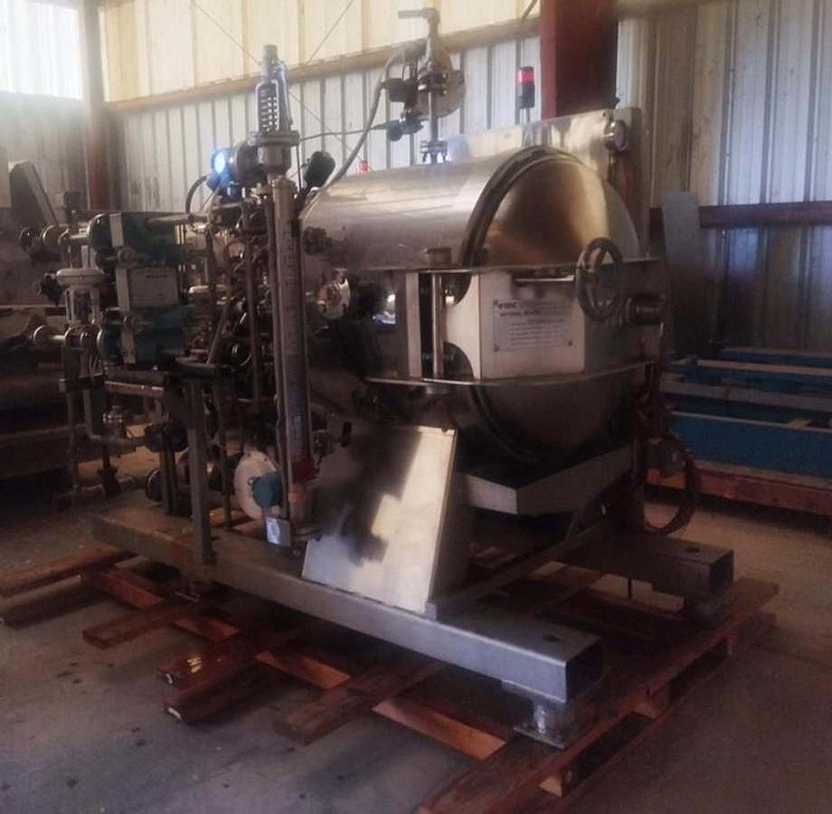 Used Autoclave, Retort, 35" X 36", Stainless Steel, 75 PSI, FMC ABRS, #5991923