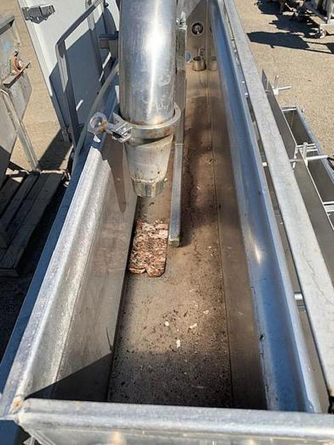 Used Briner, Overflow, Stainless Steel, 12 feet, Volta Belt Conveyor, Waukesha 130 U1 Pump, #5991929