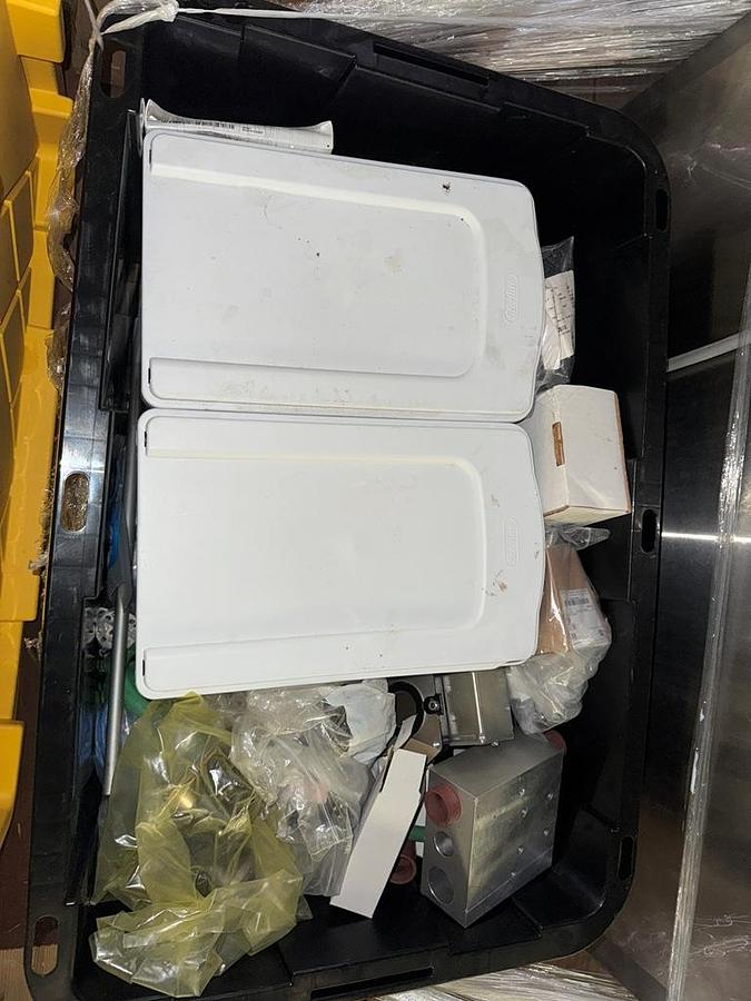 Used Filler, Piston, Monoblock, M&O Perry with (3) Filamatic Piston Fillers, Crimper, Stainless Steel, #5991418