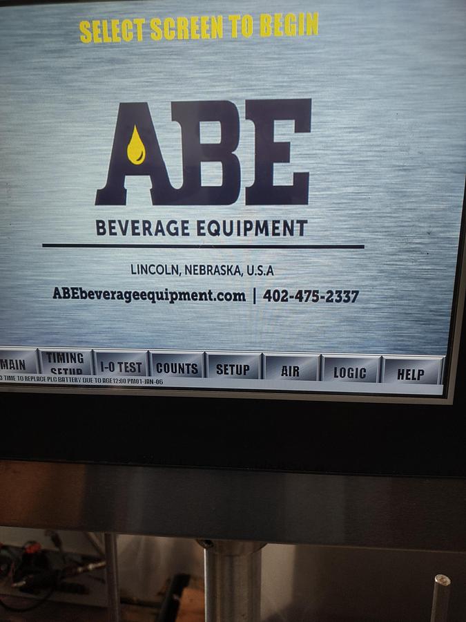 Used Filling Line, Cans, Stainless Steel, 30 CPM, ABE, LinCan 30 #A744683