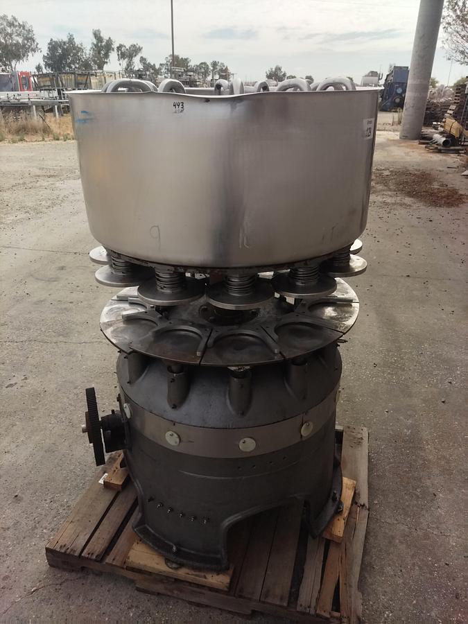 Used Filler, Can, Rotary, 12-Valve, Gravity, FMC, Stainless Steel, #5991924