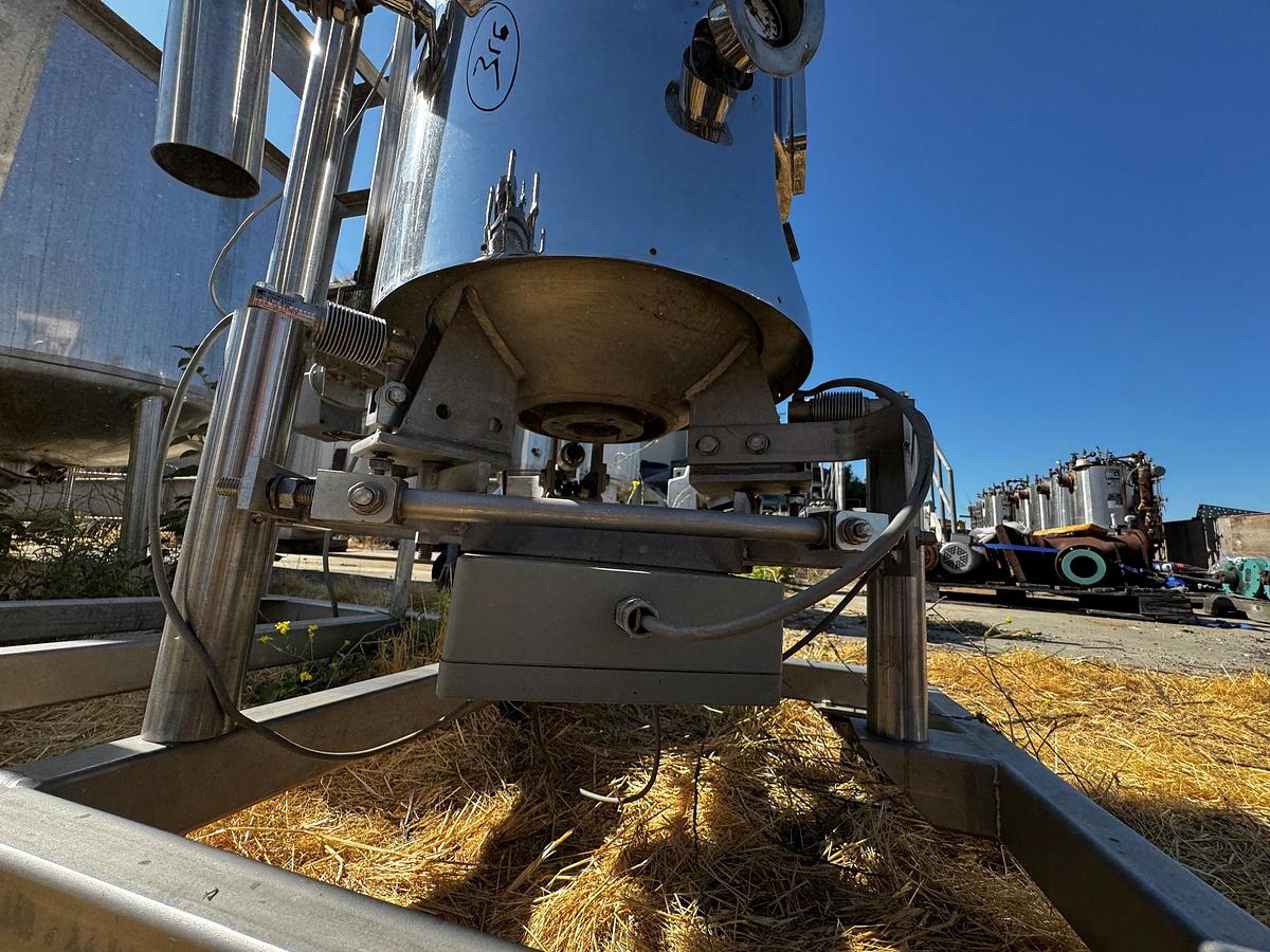 Used Tank, 26 Gallon (100 Liter), 316L Stainless Steel, Jacketed, Agitated, 58 PSI, BV Speciaal Roestvrijstaal, #5991491