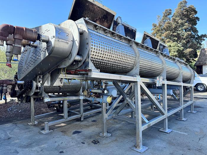 Used Holoflite, 24" X 20', Dual Screw, 316L Stainless Steel, 100 PSI #5990961