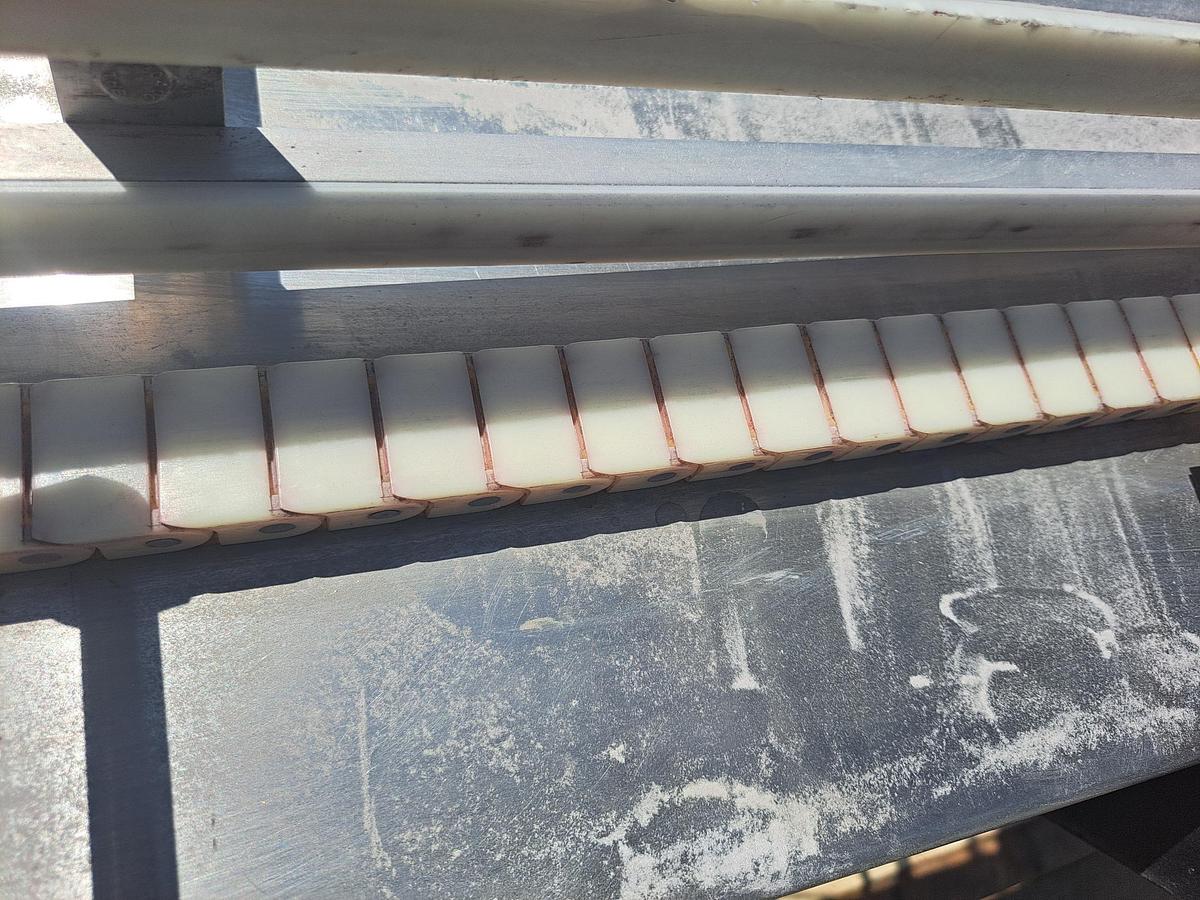 Used Filler, Auger, Inline, Single Head, AMS A-400, Stainless Steel, Automatic, #5991556