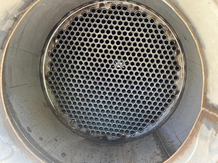 Used Heat Exchanger, Shell & Tube, 613 SF, DCR, S/St