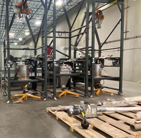 Used Bulk Bag Unloader, National Bulk Equipment, Stainless Steel, Weight-in-Loss - (3) Available - #4530767