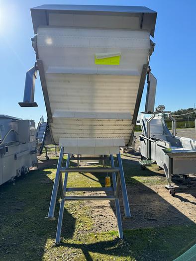 Used Conveyor, Belt, 26" X 20', Z-Frame, Cleated Belt, Washdown #S745472