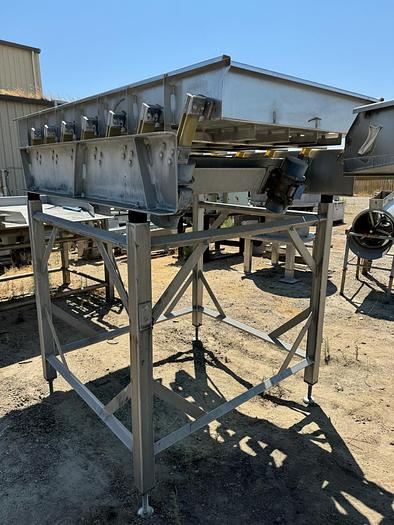 Used Feeder, Vibratory, 46" x 7-1/2', Stainless Steel, Best, #5861444