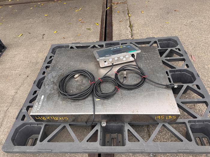 Used Scale, Platform, Minebea Intec, CAIS1-UV1, Stainless Steel, 31-1/2" x 23-1/2", 300 kg (660 lbs) Capacity, #5991280