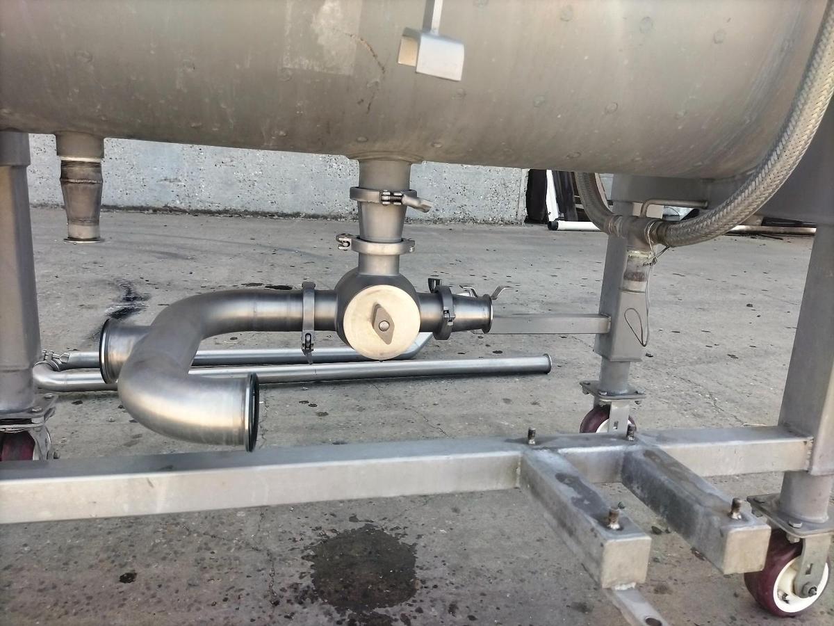 Used Mixer, Ribbon, 18 CF, Blentech, Jacketed, Stainless Steel, #5991892