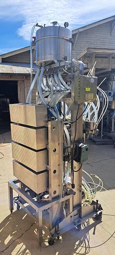 Used Filler, Bottle, 8-Head, Inline, ELF, Model CTRI-8, Pressure Filler #S745299