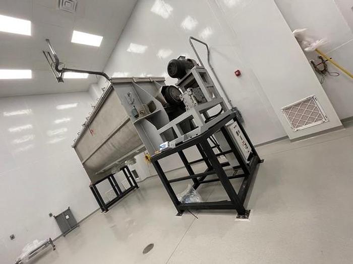 Used Stainless Steel 400 Cu. Ft. Double Ribbon Mixer, #4073674