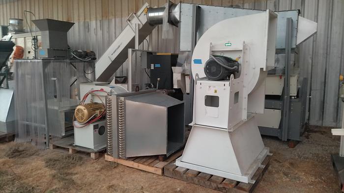 Used Dryer, Fluid Bed, Zig Zag Design, Pelletizer, Complete System, #5991174