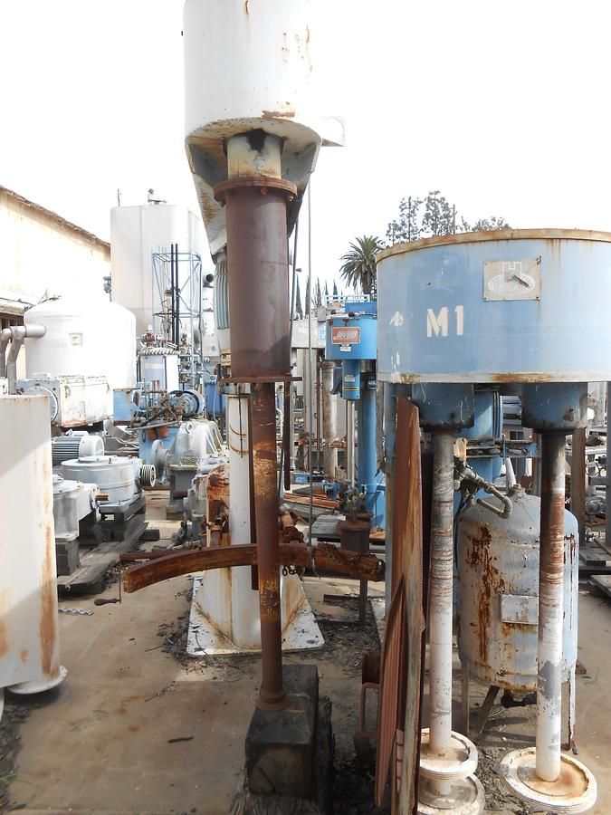 Used Mixer, Dispersion, 50 HP, C/st, Schold, Hydraulic Lift #S733445