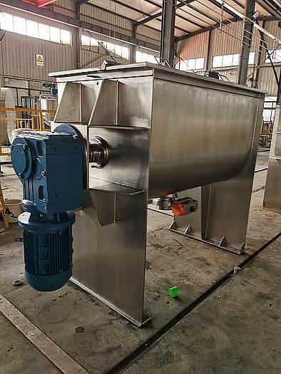 Used New 25 Cubic Foot Stainless Steel Ribbon Mixer, 7 HP