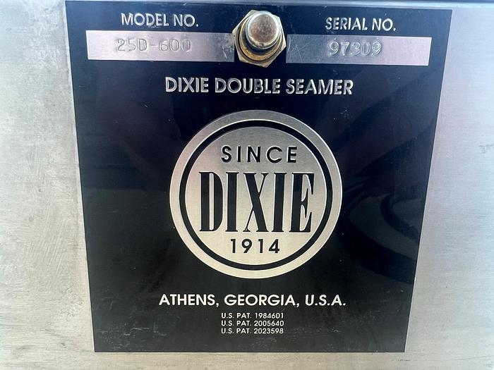 Used Can Seamer, Dixie model 25D Direct Drive Double Can Seamer #S745114