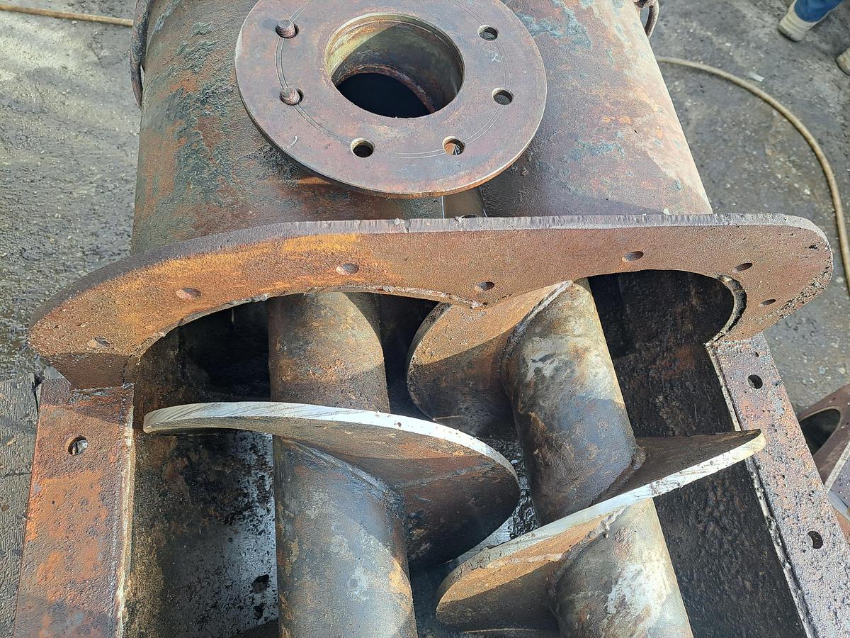 Used Extruder, 12" Dia., Christian, S/st, Twin Screw, 7-1/2 HP, #S321650