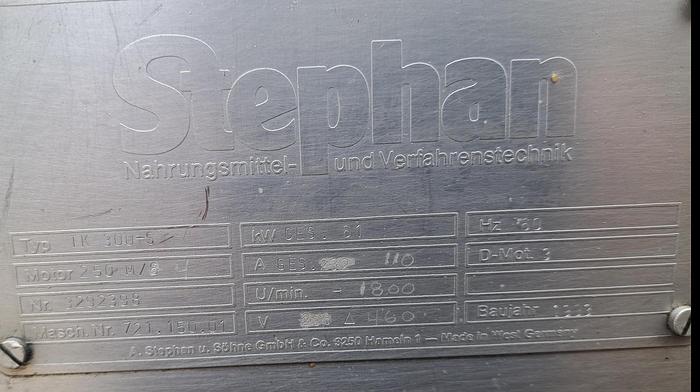 Used Cutter, Stephan, Combicut, TK System, Mdl TK 300-S #S745380