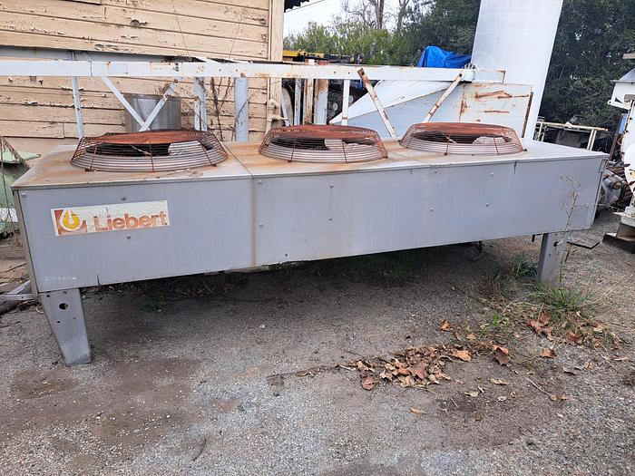 Used Refrig, Condenser, Air Cooled, Liebert, 3 Fan, 240v, Freon #S734242