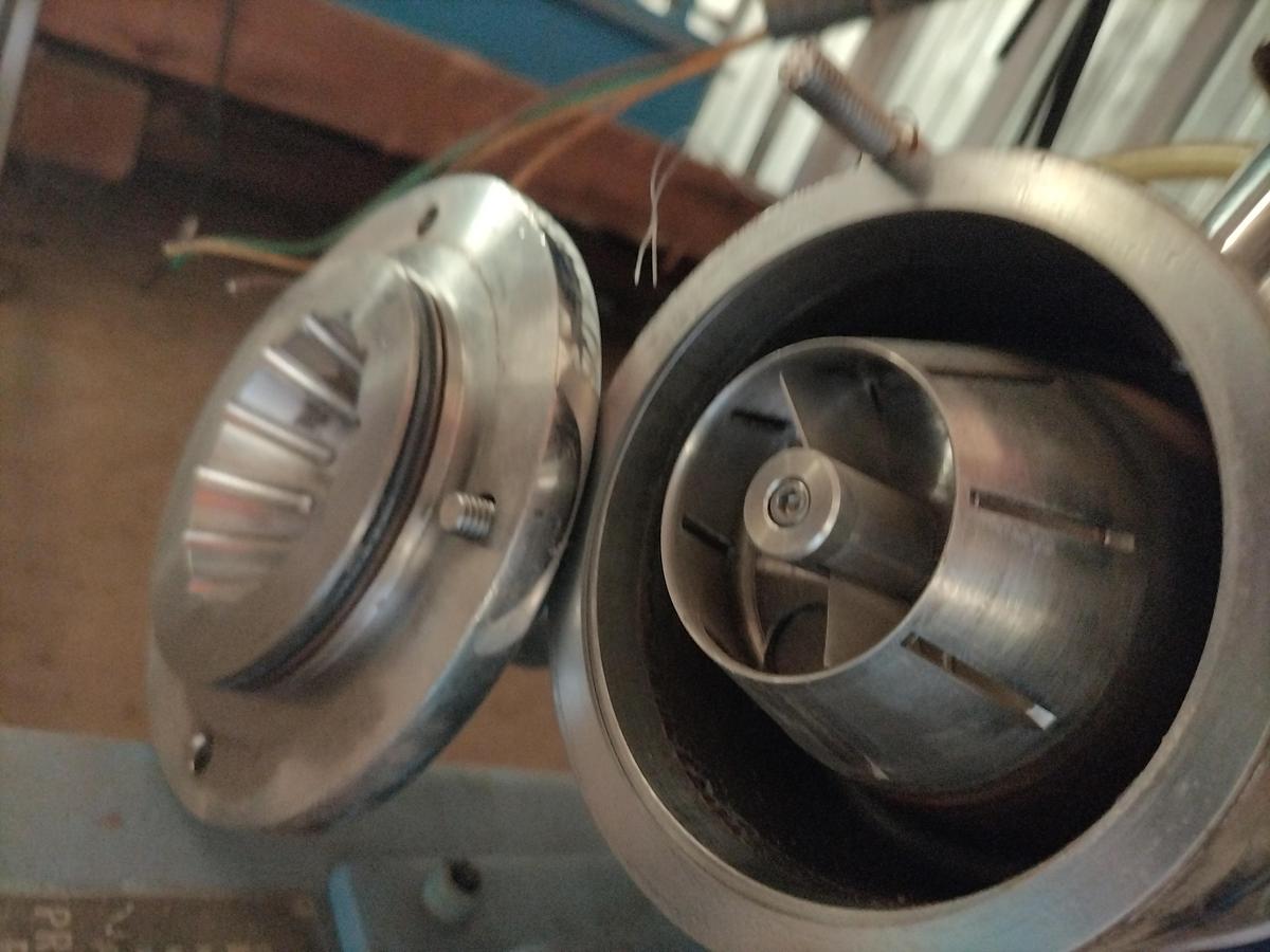 Used Mixer, High Shear, 2 HP, Premier Mill, Model 3US High Shear Pump with 2 HP motor #S744993