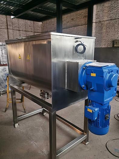 Used New 15 Cubic Foot Stainless Steel Ribbon Mixer, 5 HP