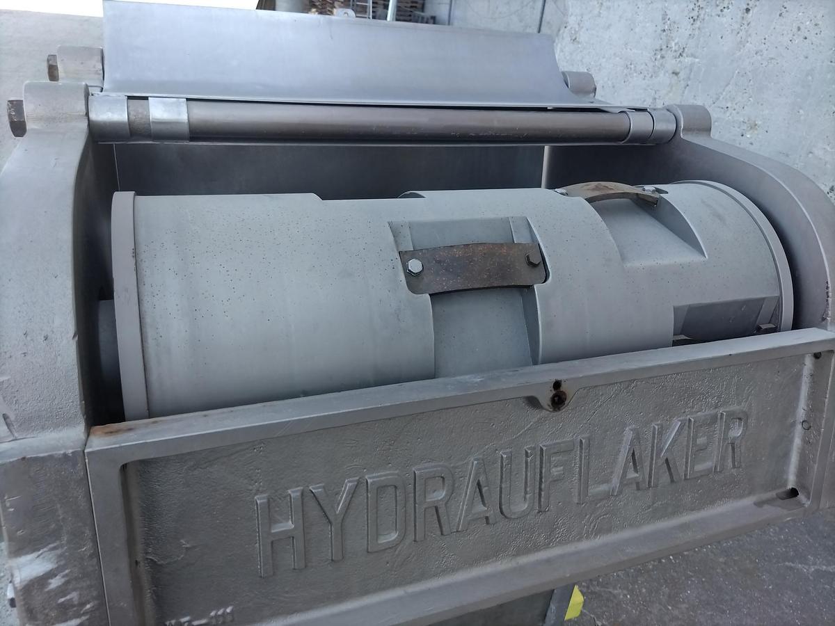 Used Flaker, Frozen Block, Hydrauflaker, 10 HP, Stainless Steel, #5991606