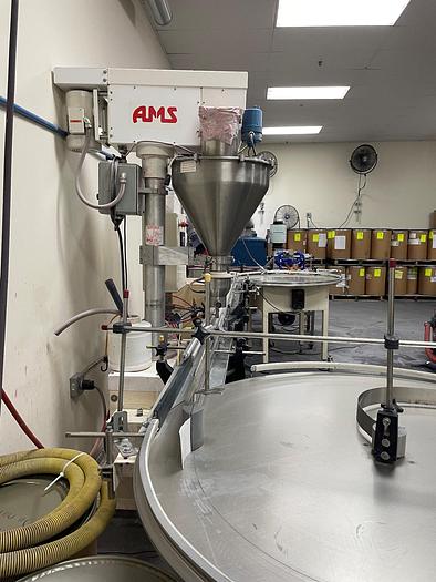 Used Filler, Auger, Single Head, AMS, Unscrambler, Conveyor, Accumulation, #5532788