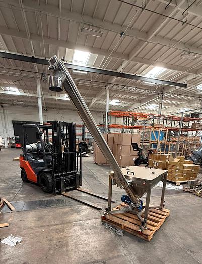 Used Screw Conveyor, Model AF3, 220V, 3-Phase, Mobile, #5991372