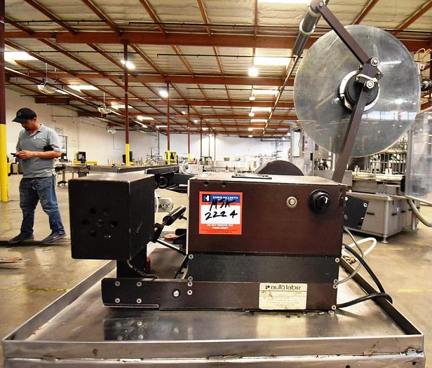 Used Labeler, Front & Back, Auto Labe, Model 550 #5991151