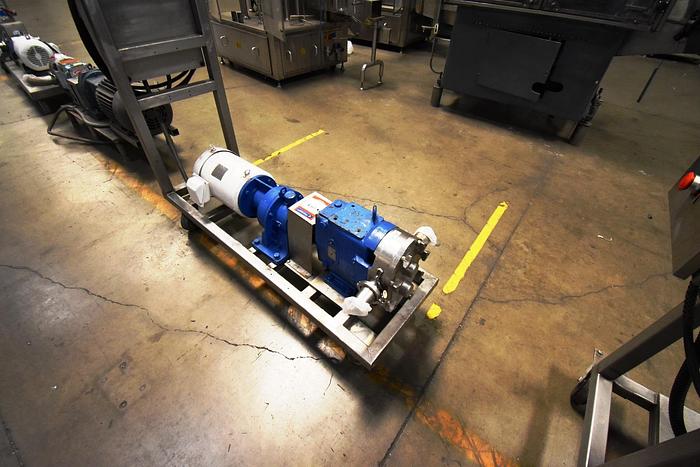 Used Pump, Positive, Waukesha, 60, 10 HP, 2.5" In/Out, #5991043