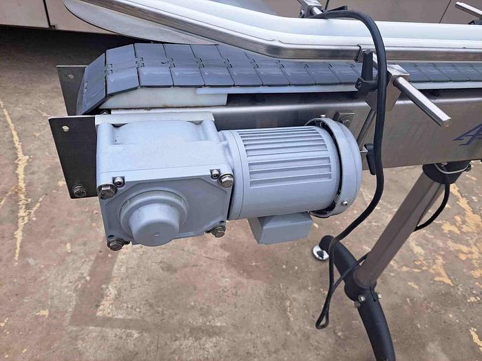 Used Conveyor, Belt, Accutek, 4.5" x 10' , Model 26-ST45-SAO, 1/2 HP