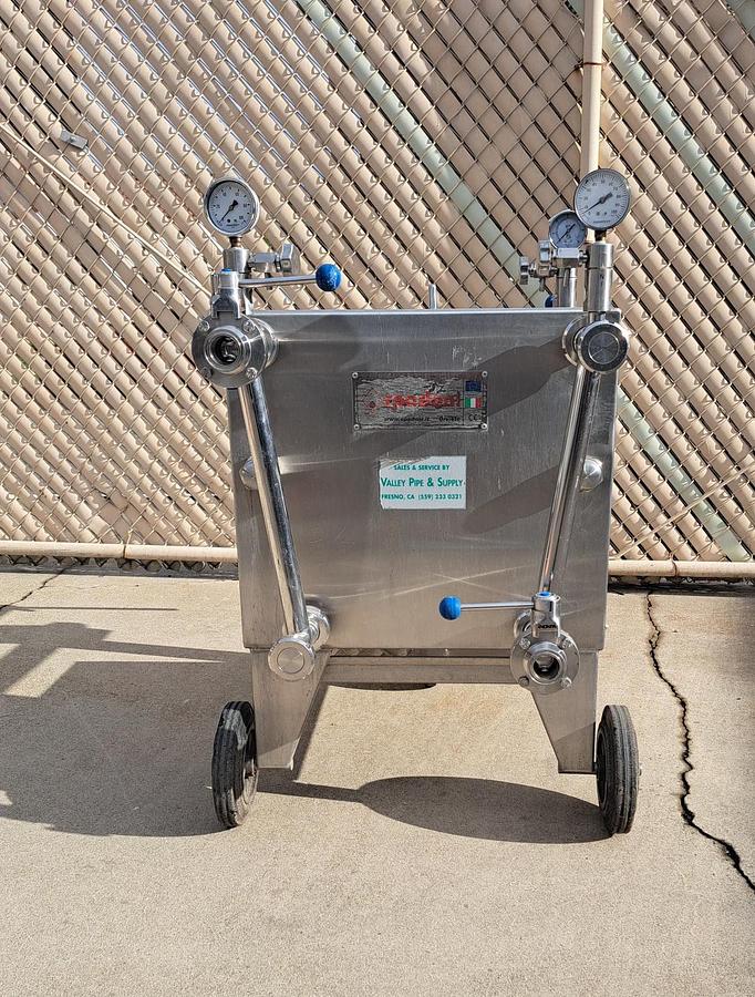 Used Filter Press, 400mm x 400mm (15.7" x 15.7"), Stainless Steel, Spadoni, Kappa, #5991567