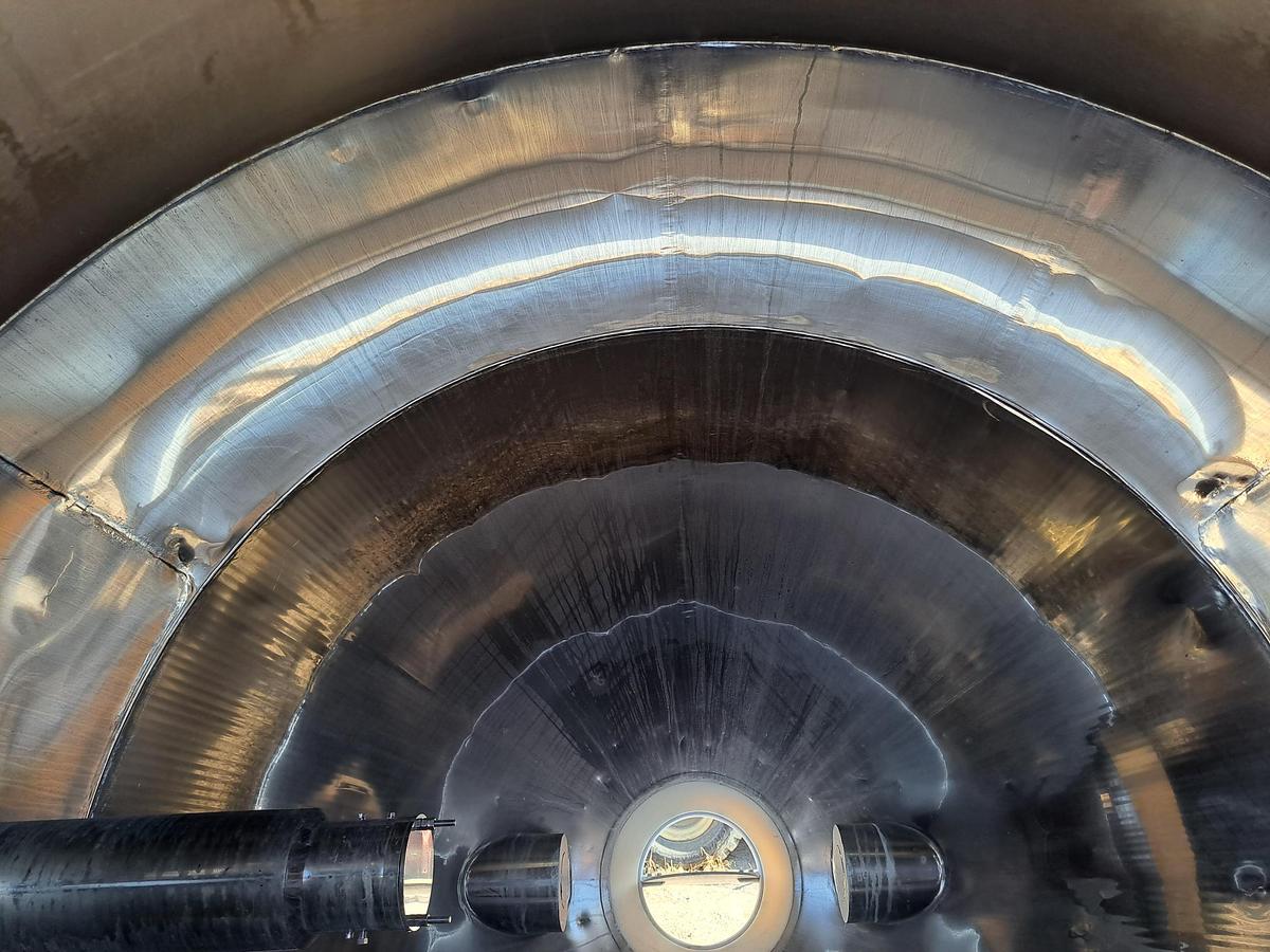 Used Mixer, Conical, 100 CF, 304 Stainless Steel, Gemco, 7.5 HP, #S741455