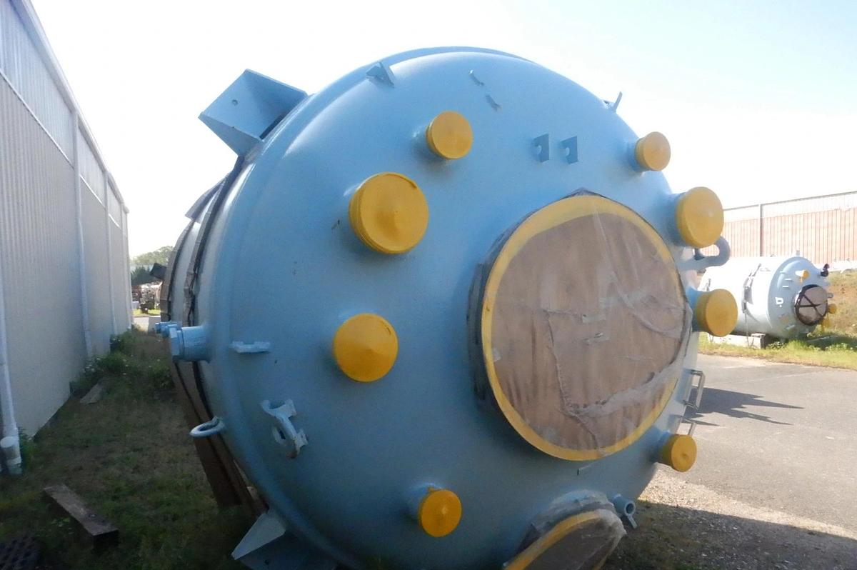 Used Reactor, 3,000 Gallon, Glass Lined, De Dietrich, #5991816