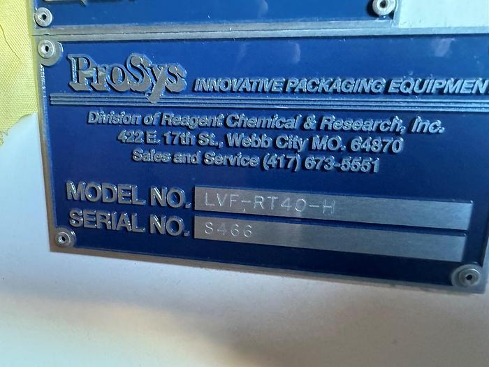 Used Filler, Tube, 12-Station, ProSys Innovative, Model LVF-RT40-H #S745364