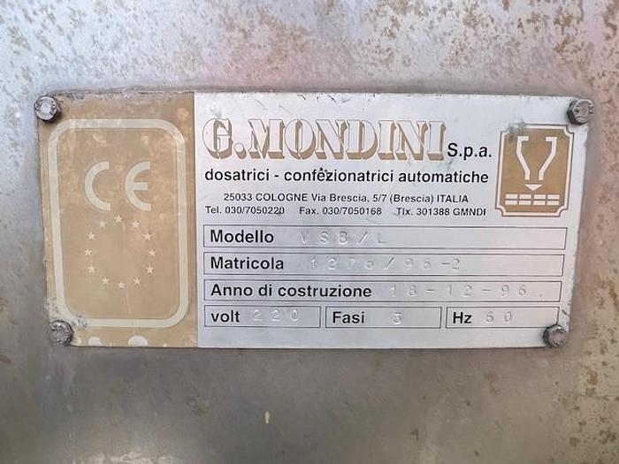 Used Depositor, Cheese, G Mondini, Mdl VSB/L, Piston (4) S/st, #S731696