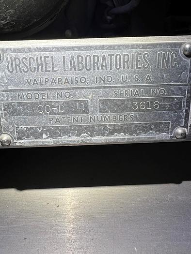 Used Urschel CC-D Slicer, 1/8" shreds #4324905