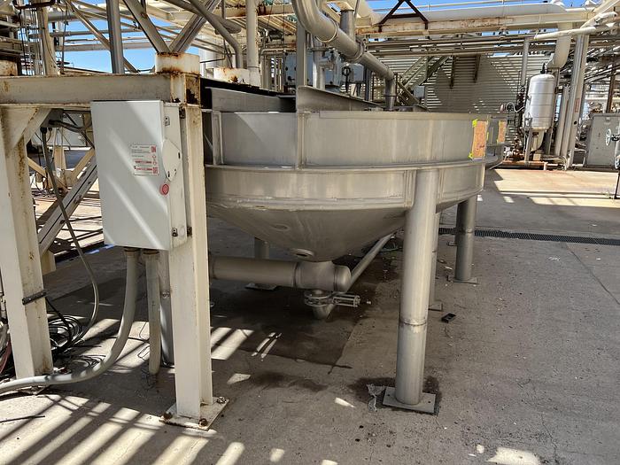 Used Tank, 920 Gallon, Stainless, Scrape Agitated, Fran Rica #S745050