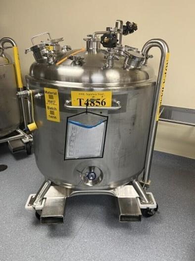 Used Reactor, 158 Gallon (600 Liters), 316L Stainless Steel, Jacketed, 45 PSI Internal #S745417