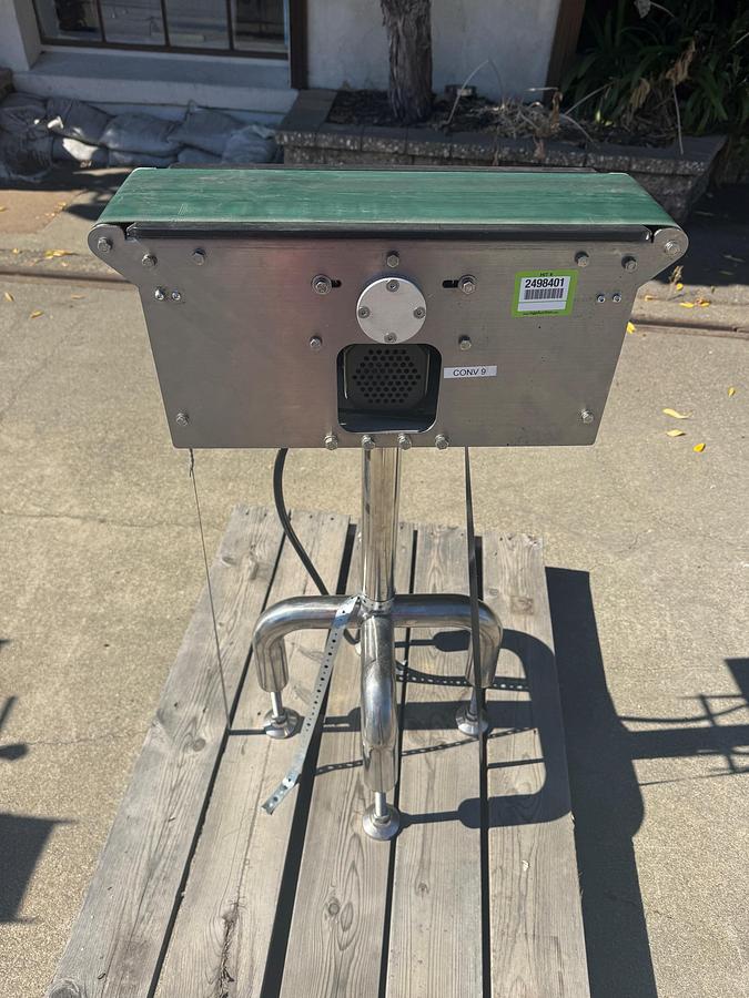 Used Conveyor, Belt, 5-3/4” X 21” & 25”,  (2) Belt Conveyors, Stainless Steel, #5991591