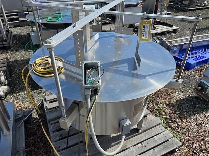 Used Table, Accumulation, 48", Stainless Steel, Unscrambler, PackWest #S745238