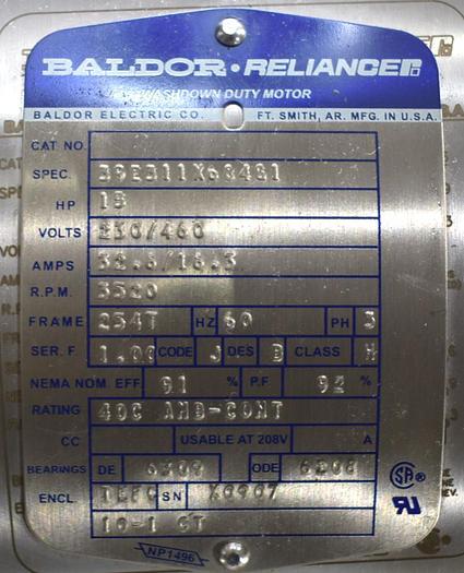 Unused Pin Mill, Sturtevant, Model  3B, Simpactor, 25 HP, 4 TPH - #S745266