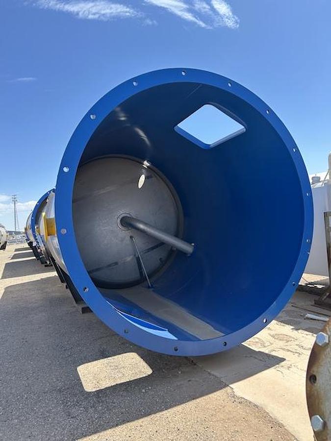 Used Tank, 13,285 Gallon, 304L Stainless Steel, Equipromex, with 316L Stainless Coil, Vertical, 50 PSI, Unused, #5991583