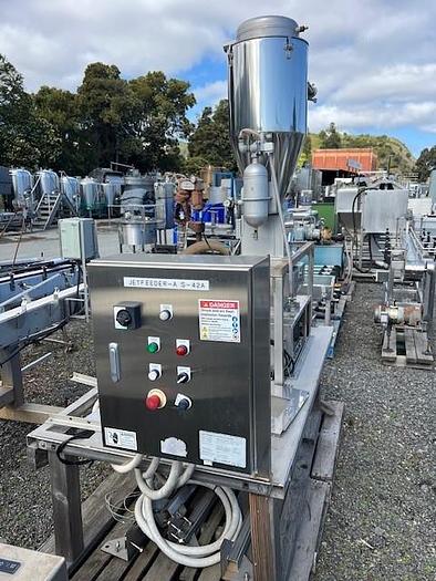 Used Unloader, Pneumatic, S/st, Oscillating Discharge, Nakanishi #S744820